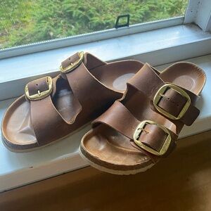Birkenstock Arizona Big Buckle oiled leather Sandals